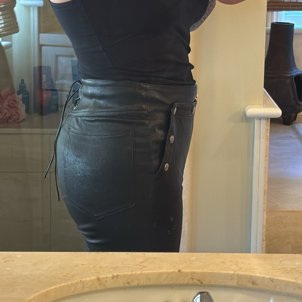 Rag N Bone Sheep Leather Pants